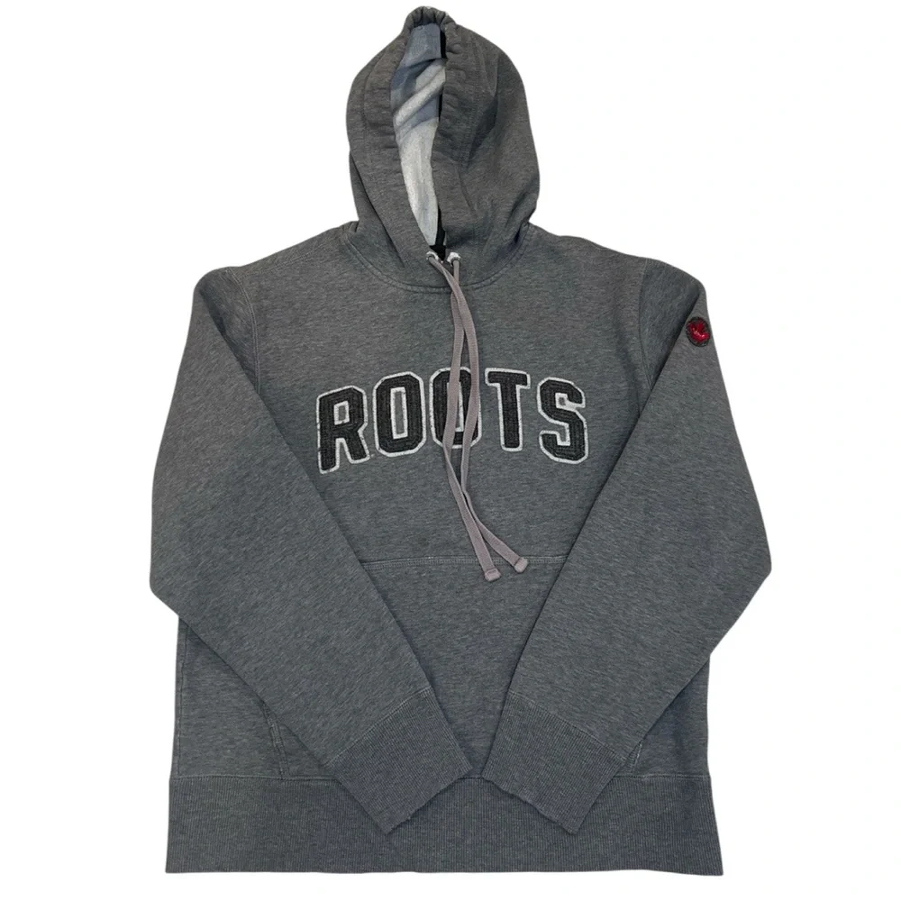 Roots Canada Charcoal Men's Hoodie M - Picture 1 of 6